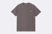 Camiseta Carhartt WIP American Script T-shirt Porphyry para hombre